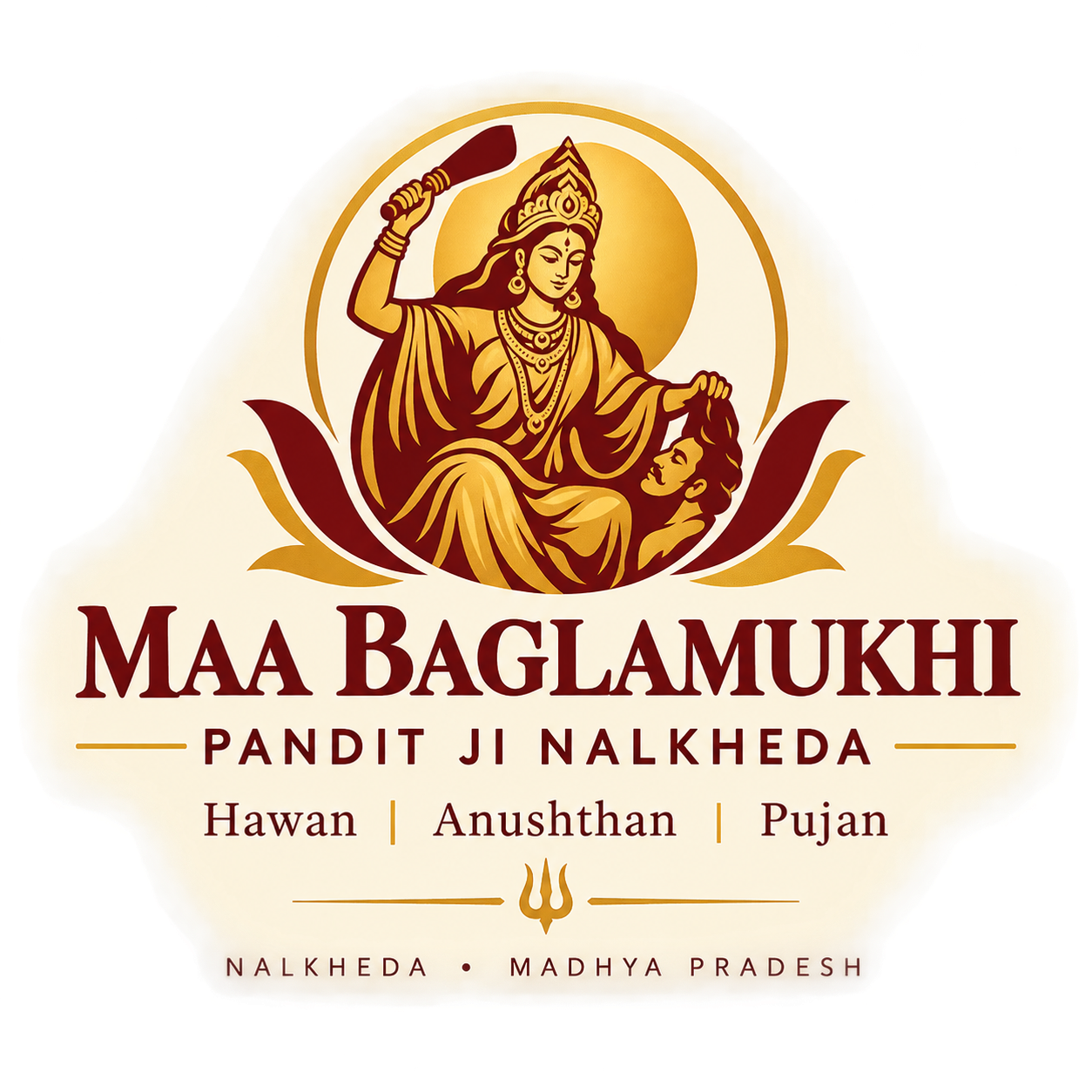 Maa Baglamukhi official logo